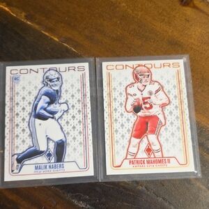 Contours Football Trading Cards